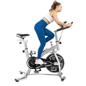 GT Stationary Professional Indoor Cycling Bike S280 Trainer Exercise Bicycle with 24 lbs. Flywheel US-5-6