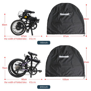 Rhinowalk 16-22 Inch Rainproof Lightweight Folding Bicycle Storage Bag Portable Bicycle Bag Bike Carry Bag Bicycle Accessories